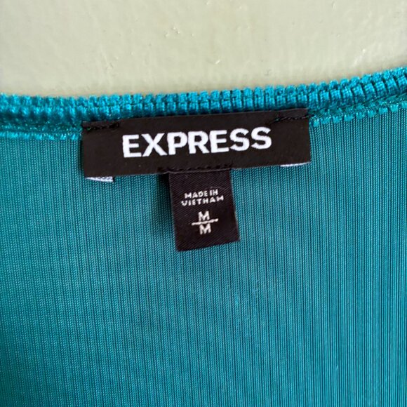 Teal Velvet Express Dress - Picture 2 of 4